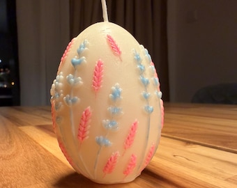 Osterei Soja Kerze | „Pysanka” Handgemalt