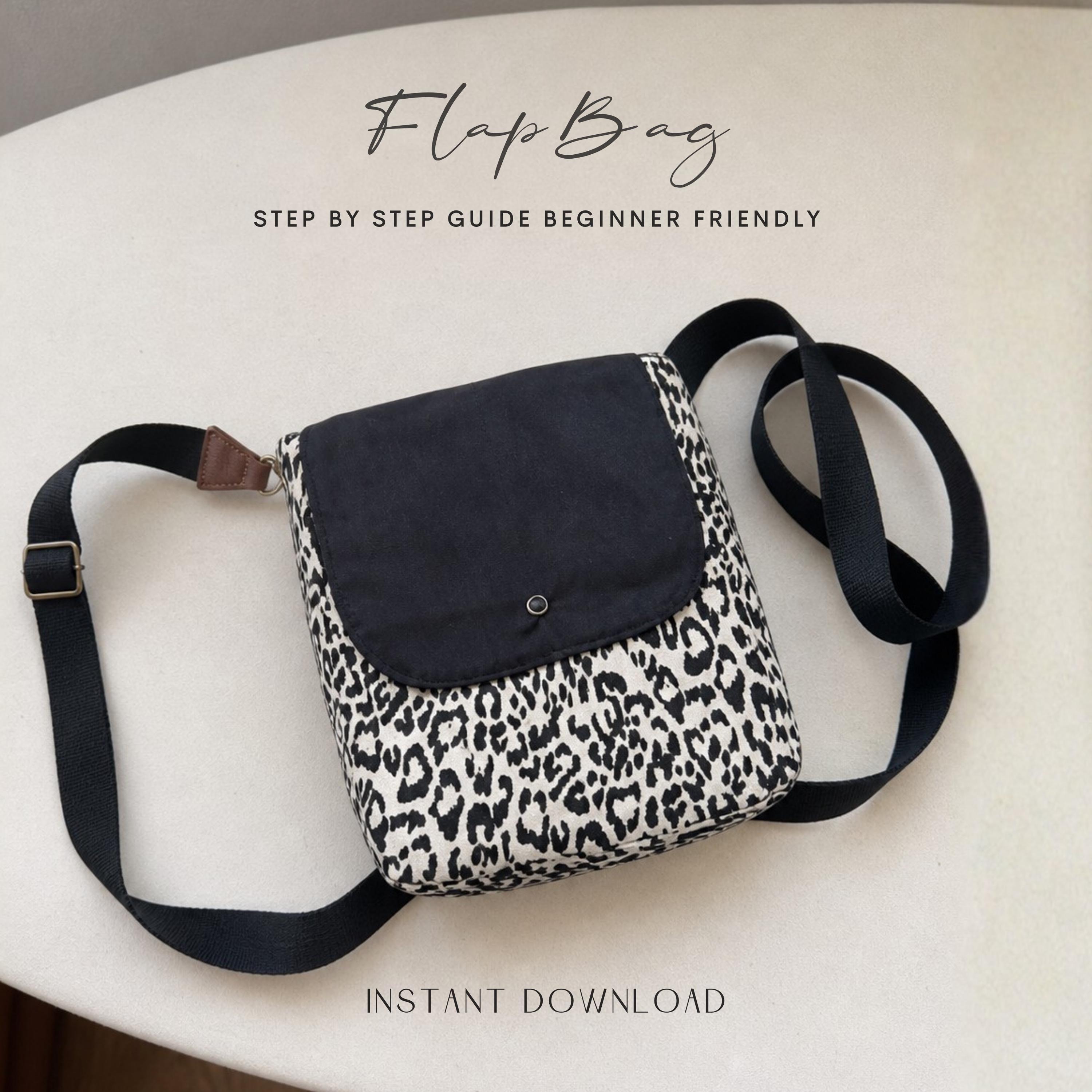 Crossbody Flap Bag Sewing Pattern PDF | Shoulder Bag | Beginner ...