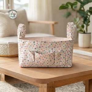 Bag Organizer sewing PDF pattern | Storage Bin | Tote organizer pattern | Beginner Friendly PDf | A4/A0/US letter