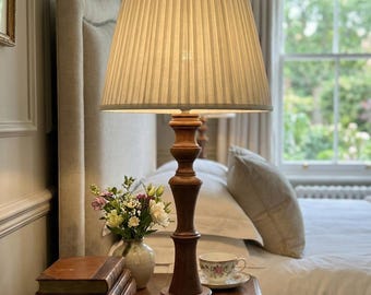 Handmade Wood Lamp Base – Minimal Sculptural Modern Rustic Lighting