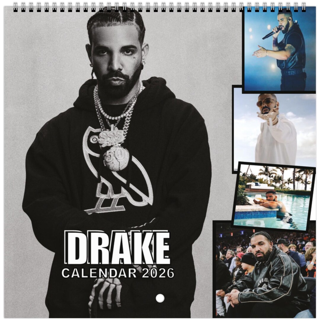 2026 Calendar: Drake, A Year of Rhythm, Style and Iconic Vibes (8.5 X 8 ...