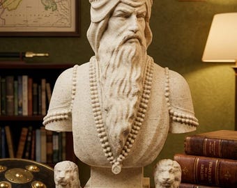 Sculpture du Maharaja Singh Singh/Décor histoire sikh