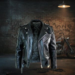 Goat Skin Leather Jacket - Etsy