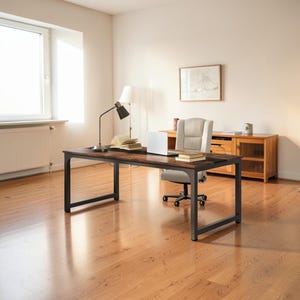 Schlichter Konferenztisch Rechteckiger Besprechungstisch Computertisch Moderne Büromöbel