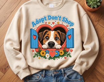 Adopt Dont Shop Png, Shelter Dog, Dog Shirt, Dog Png, Rescue Png, Dog Gift, Dog Mom, Animal Png, Instant Download, Shirt Design, For Her