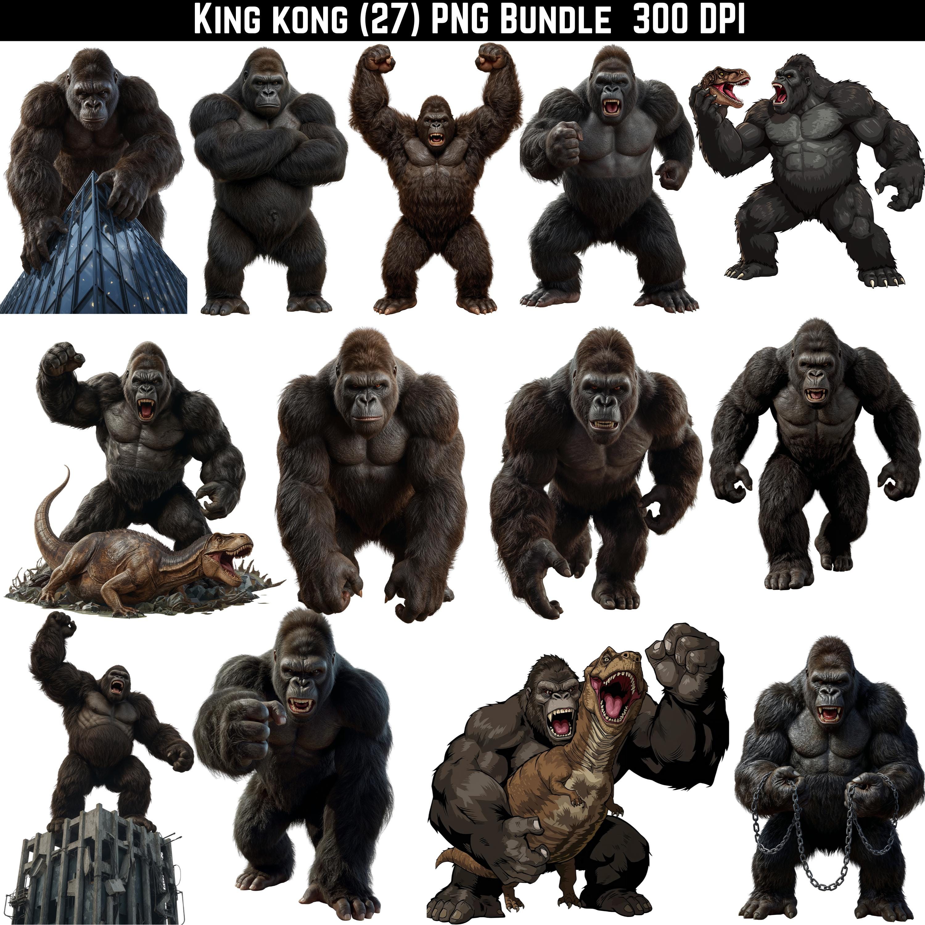 King Kong Gorilla - Etsy