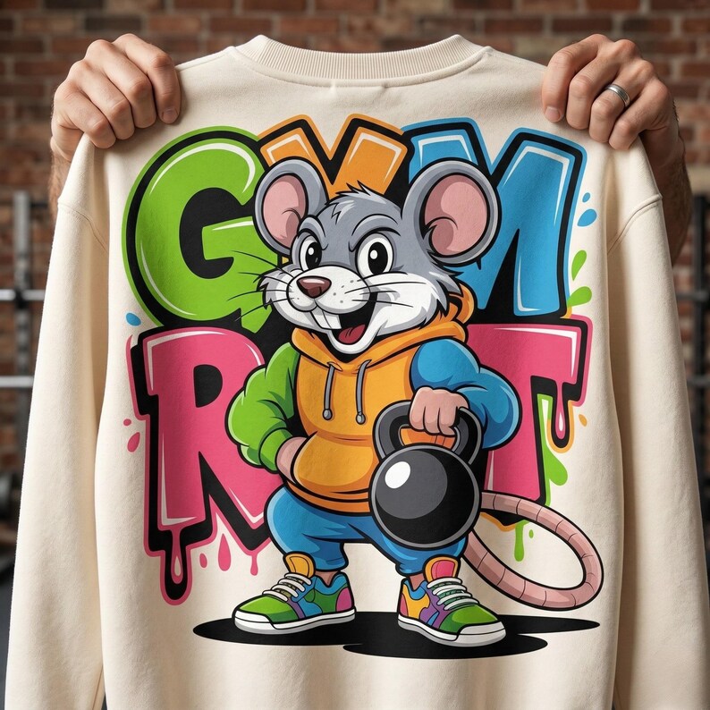 Gym Rat Png Clipart Muscular Mouse Vector Art Fitness Workout Graphics ...