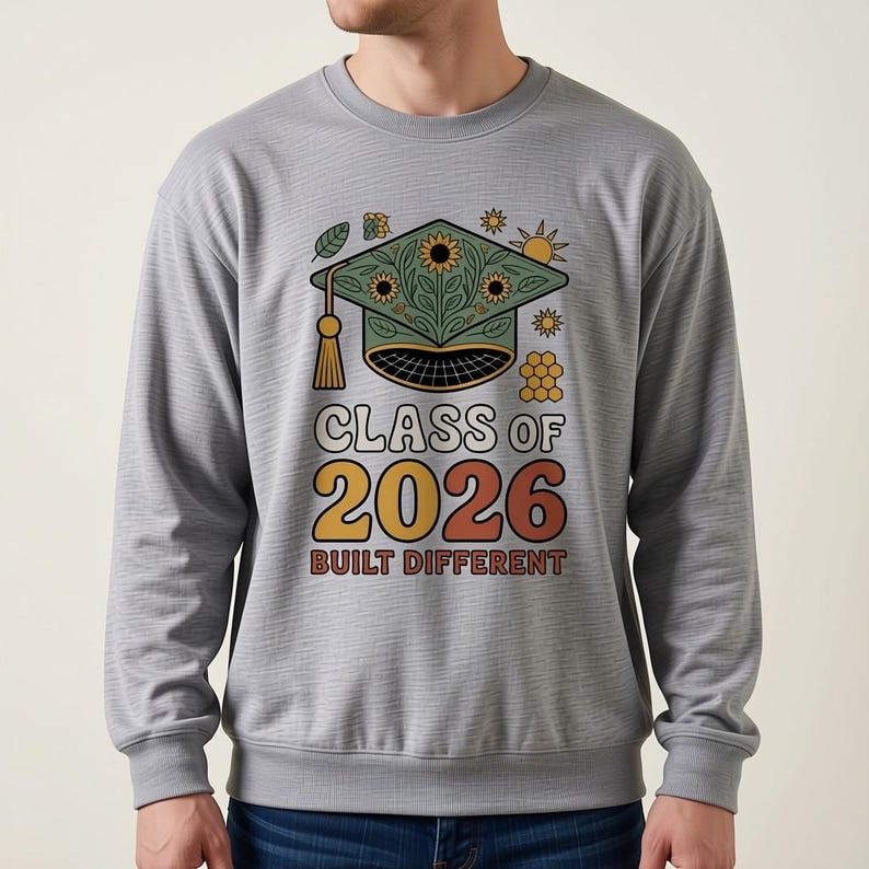 Class of 2026 Gift Png, Built Different Png, Graduation Png 2026 ...