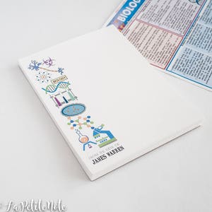 Biology Personalized Notepad/ Biology Teacher Notepad/ Biochemistry Notepad