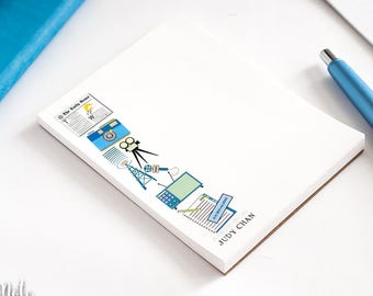 Personalized Journalism Notepad, Mass Communication Gift
