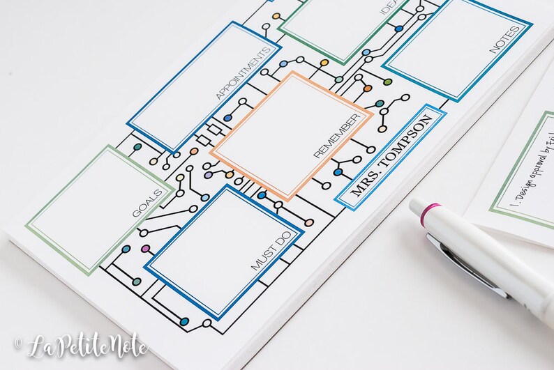 Engineer Weekly Planner Personalized Notepad - Etsy