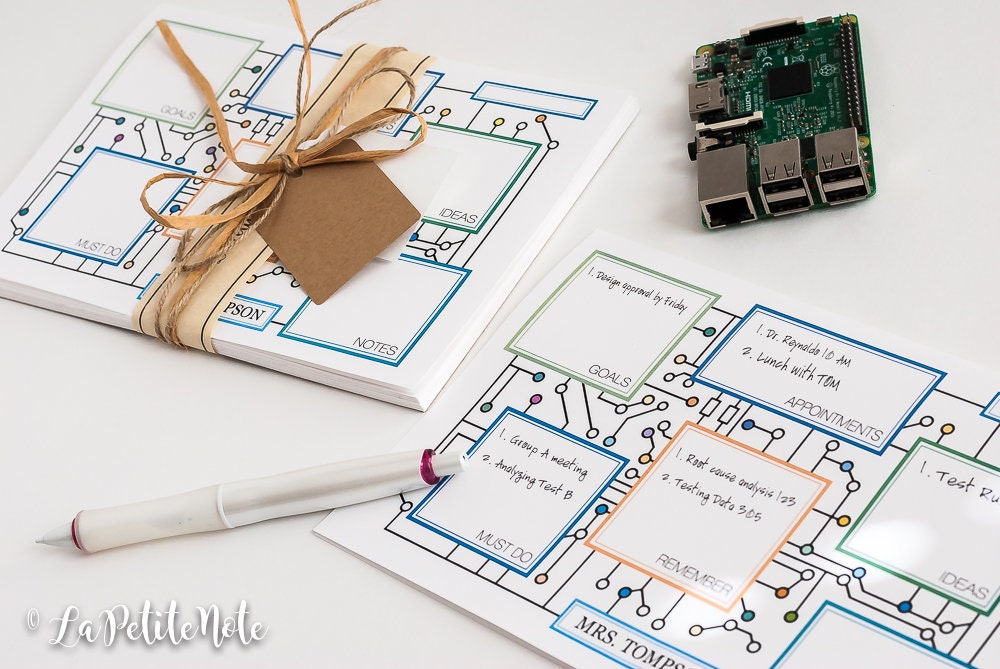 Personalized Engineer Notepad Engineer Weekly Planner Personalized Notepad - Etsy