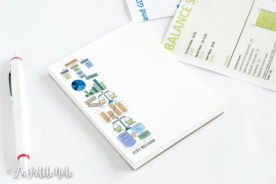 Personalized Economics Notepad: Finance Student Gift
