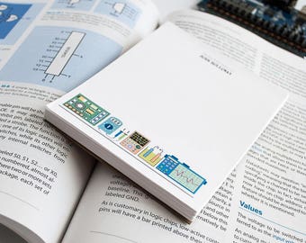 Personalized Engineer Notepad: Science & Tech Gift