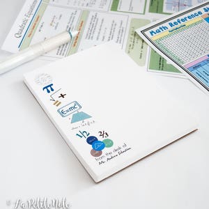 Math Personalized Notepad/ Math Teacher Notepad