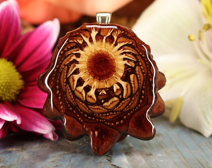 Natural small Third Eye Pinecone Pendant Etsy