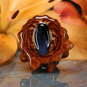 Pinecone Pendant with Blue Pietersite (Medium) by Third Eye Pinecones