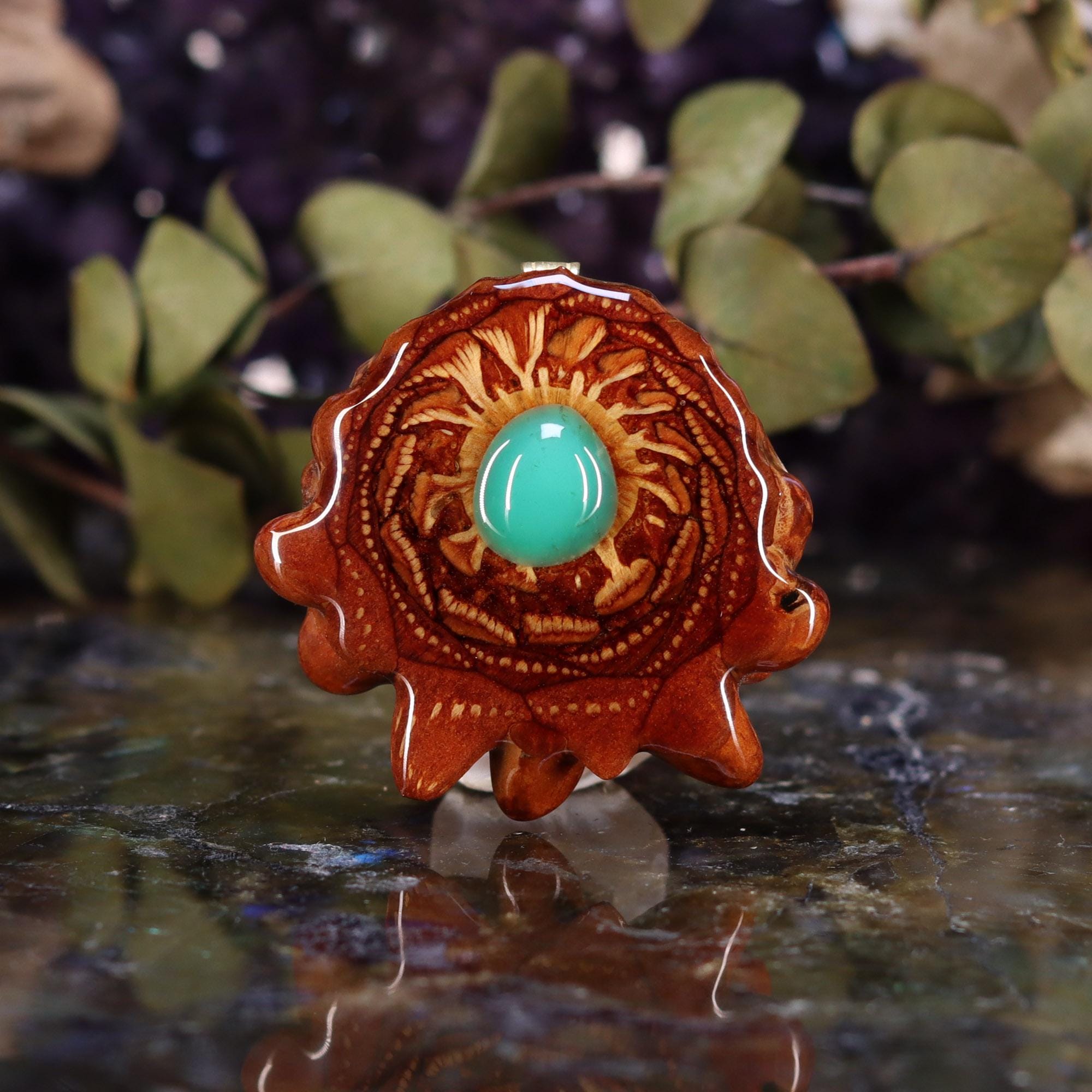 アクセサリー pine Zodax Needle Pin Tree Branch with Glitter Pine Cone - Designer's