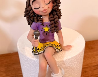 Personalised Cake Toppers. Edible and made of fondant. Sold Separately.