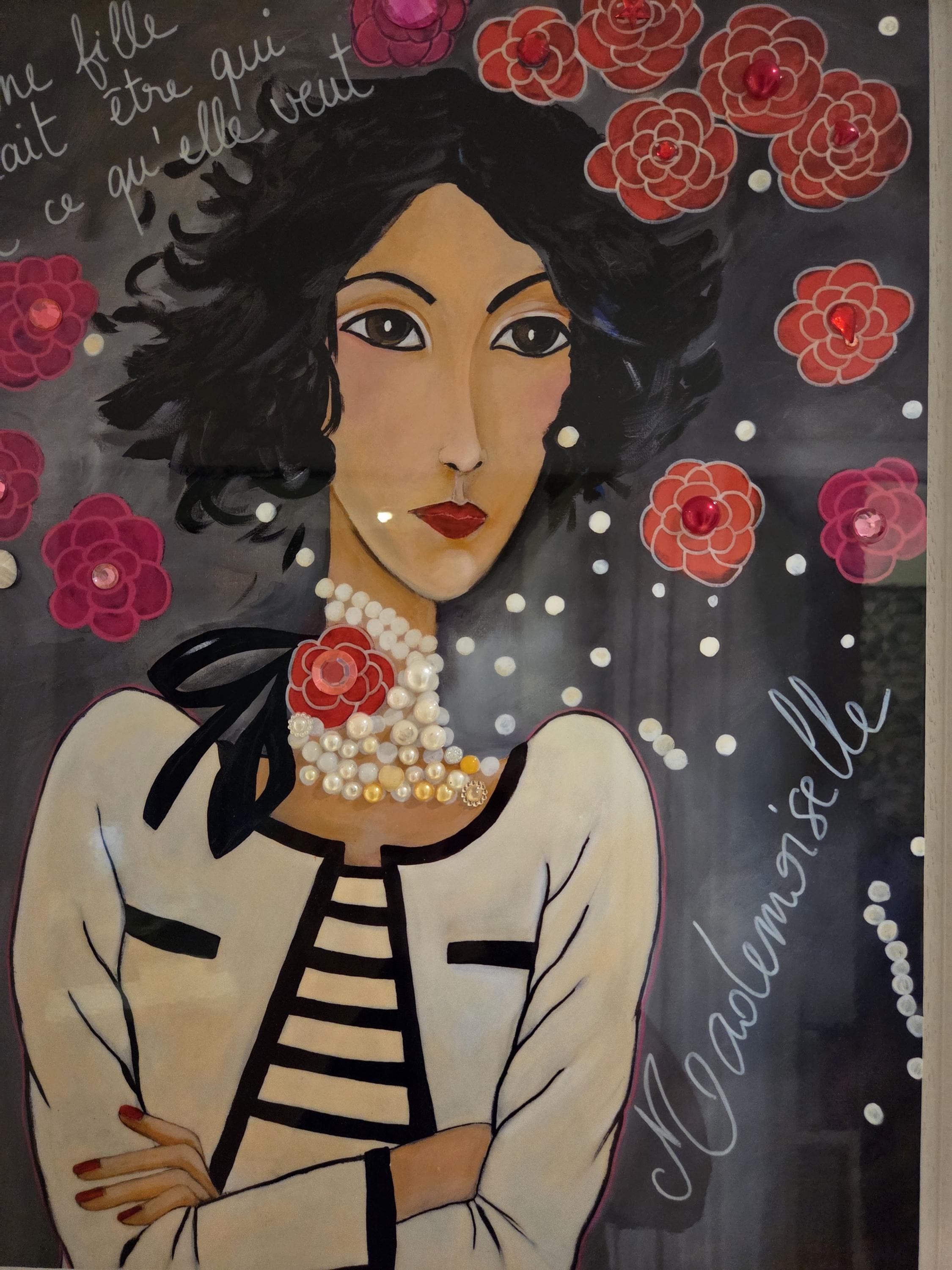 Chanel Mademoiselle Wall Art - Etsy UK
