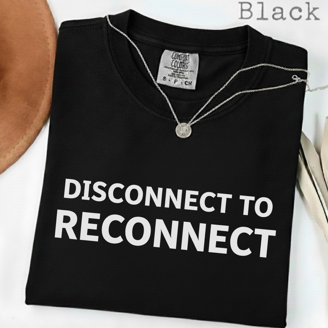 Reconnect Tags Disconnect to Reconnect PNG SVG: Minimal Motivational Quote Png Svg ...