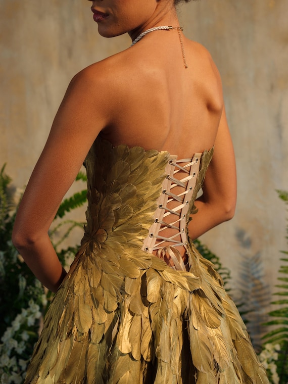 white christmas dresses Feather Dress – Todd Patrick Designs