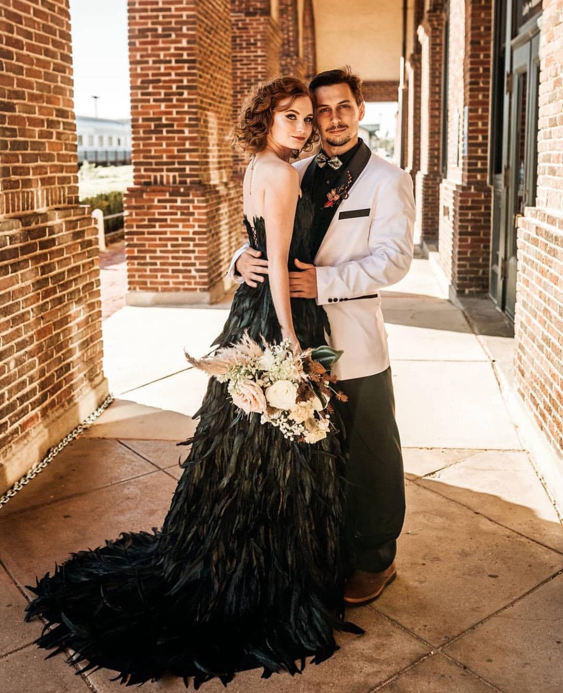 Black Swan Inspired Feather Masquerade Wedding Dress - Etsy