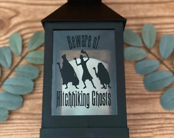 Disney Inspired Haunted Mansion Lantern, Halloween, Nightlight, Decoration, Birthday, Wedding, Housewarming, Ghosts