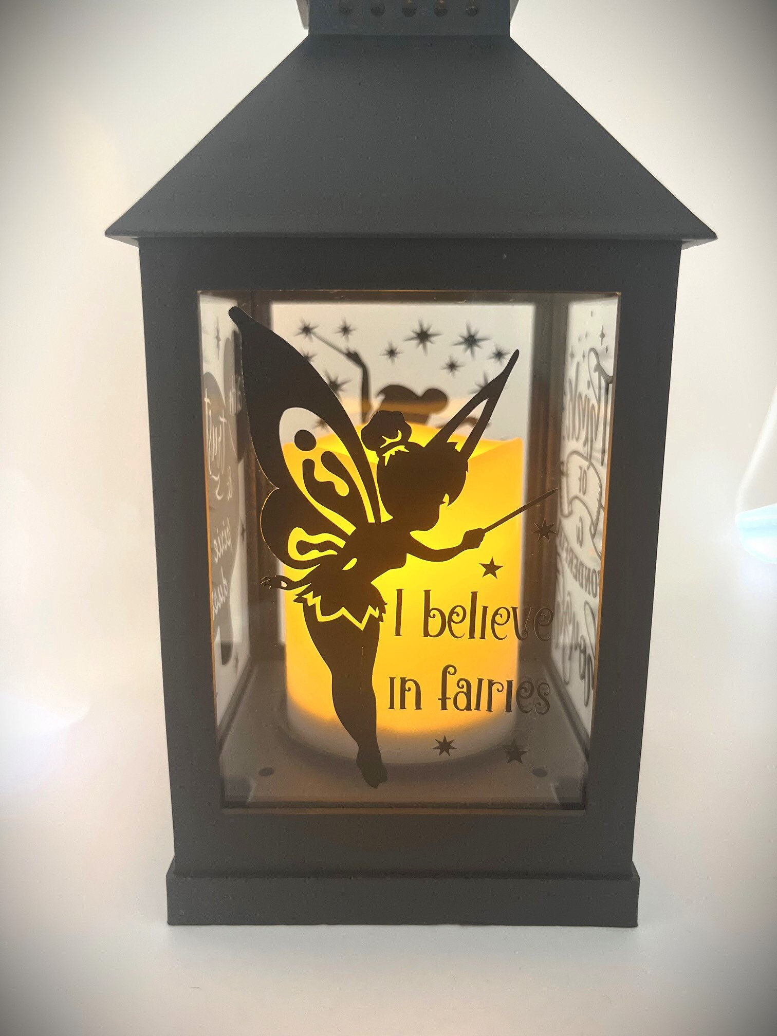 Disney Inspired Tinkerbell Lantern, Nursery, Birthday, Shower