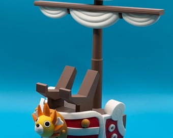 One Piece Thousand Sunny Controller Holder - 3D Printed PLA Stand Compatible with PS5, Xbox, Switch and More Controllers