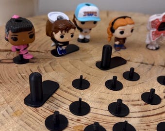 Juego de 24 portapins para Funko Pop Stranger Things Kinder Joy