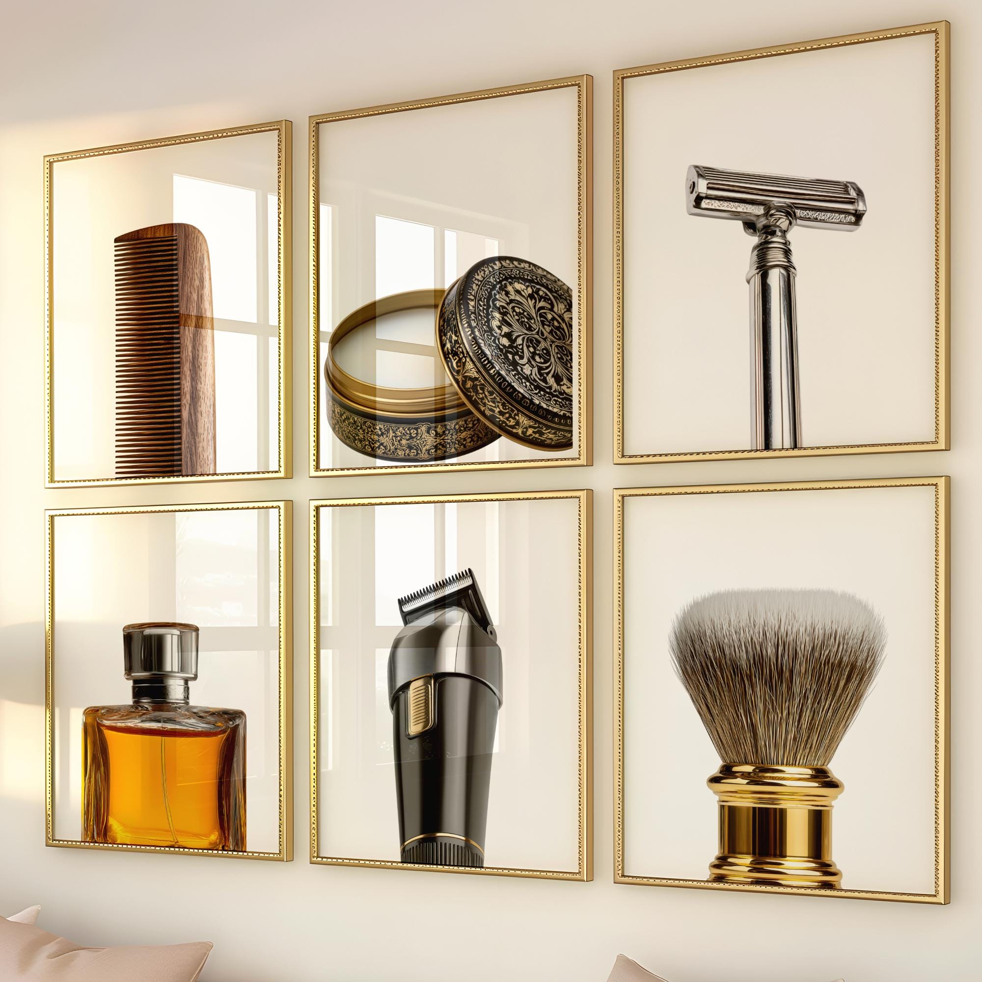 1950s barber shop - Etsy 日本