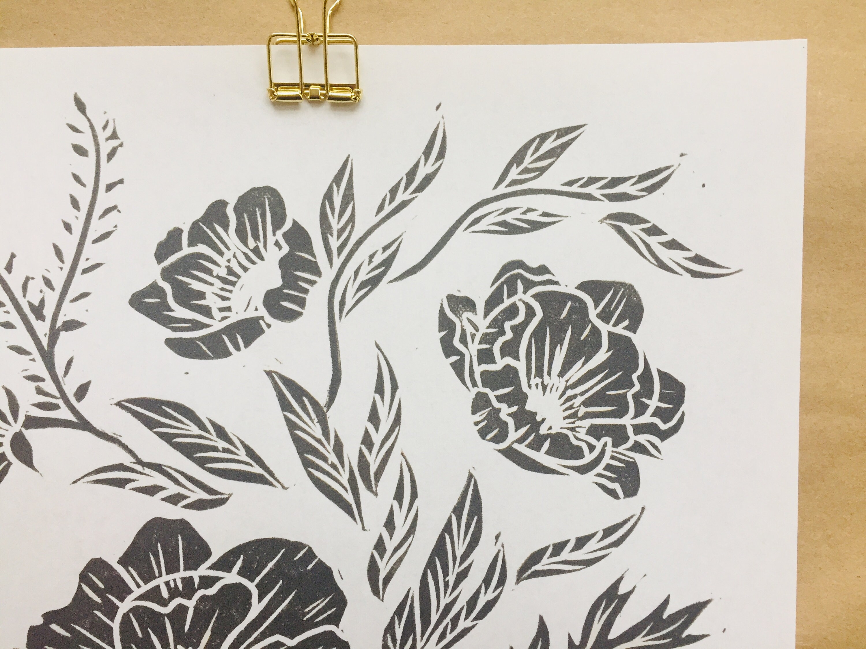 Printable Floral Art Print Black and White, Botanical, Home Decor - Etsy