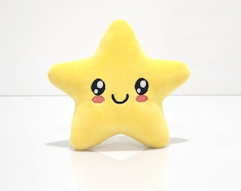 Star Plush - Cute Kawaii Plushie - Stuffed Toy For Baby - Baby Gift For Baby Shower - Nursery Decor - Fun Gift For Friend - Gift For Kids