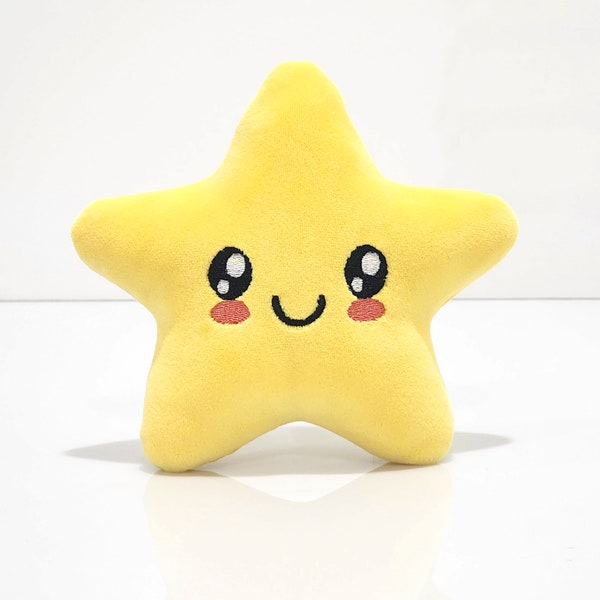 Star Plush - Cute Kawaii Plushie - Stuffed Toy For Baby - Baby Gift For Baby Shower - Nursery Decor - Fun Gift For Friend - Gift For Kids