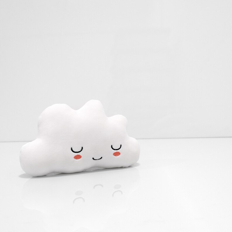 Cloud Plush Cute Kawaii Plushie Stuffed Toy For Baby Baby Gift For Baby Shower Nursery Decor Cloud Theme Nursery image 3