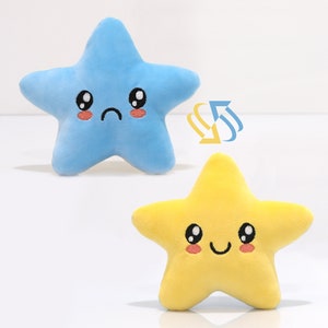 Star Yellow/Blue (Double Sided) Plush