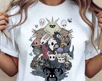 Hollow Knight Silksong Shirt, Gothic Indie Game Tee