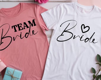 Team Bride Bachelorette Party Shirts, Bachelorette Party Sweatshirt, Bridesmaid Shirts, Proposal Gift, Bachelorette Shirts