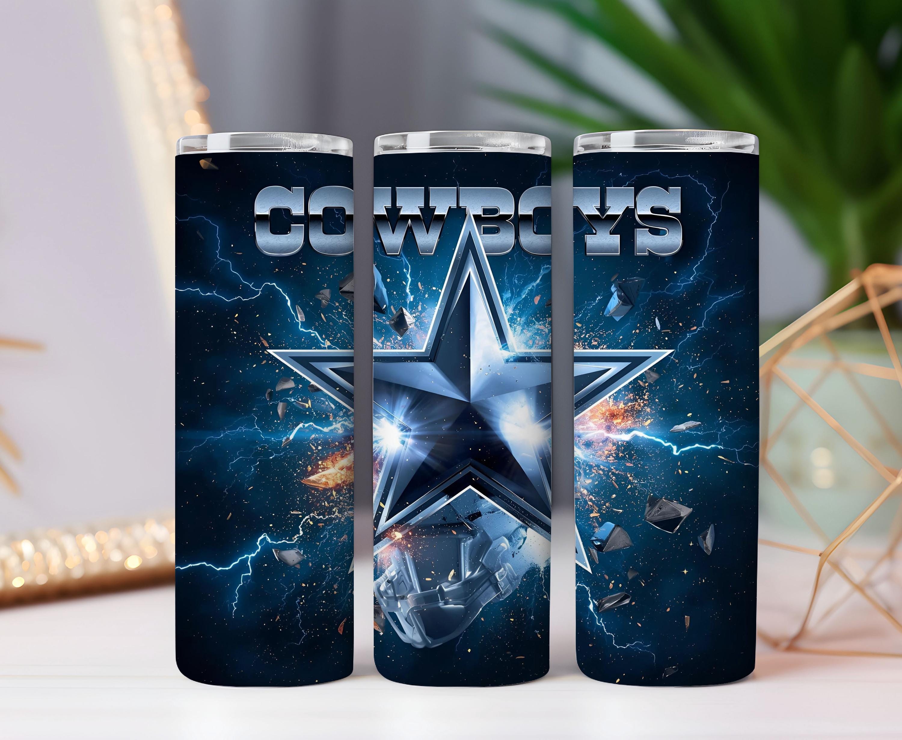 Lot De 3 Mini Nœuds Pailletés Dallas Cowboys - Déco De Noël, Supporters NFL