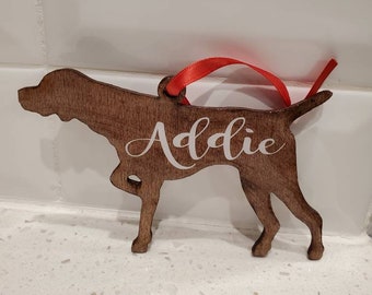 Free Shipping-German Short-haired Pointer Personalized Christmas Ornament