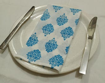 hand block print napkins: (set of 200)