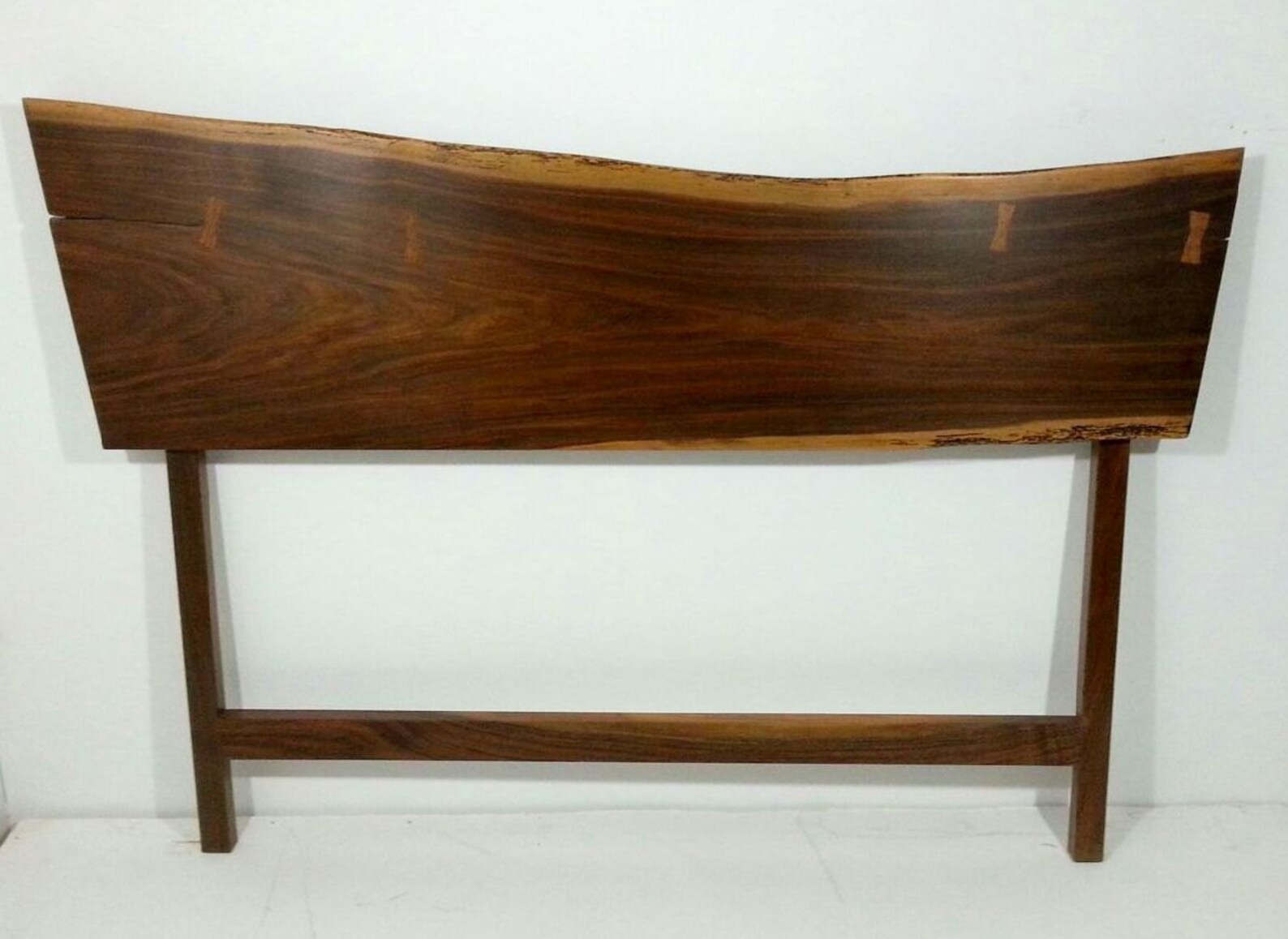 Live Edge Walnut Headboard for Queen Size Bed Mid Century Etsy