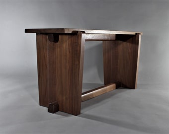 Walnut Bench Nakashima Mid Century Japanese Style For your Hallway Entryway Gallery Sofa Table Metropolitan Museum of Art