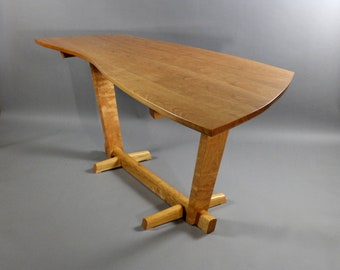 Solid Cherry Custom Dining Table Desk Based on Nakashima Widdicomb Origins Sundra