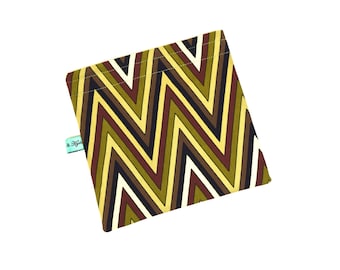 Reusable Snack Bag - Reusable Sandwich Bag - Chevron and Giraffe Print