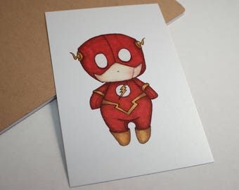 Mini Flash - 4x6 Print [ DC / Fan Art / Chibi ]