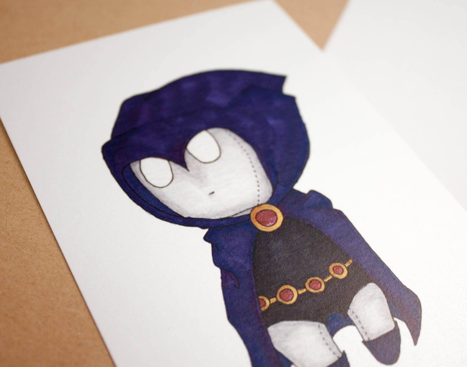 Mini Raven - 4x6 Print [ DC / Fan Art / Chibi ] - Etsy