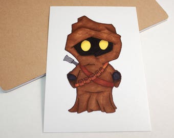 Mini Jawa - 4x6 Print [ Star Wars / Fan Art / Chibi ]