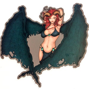 Sticker Succubus Single Sticker image 5